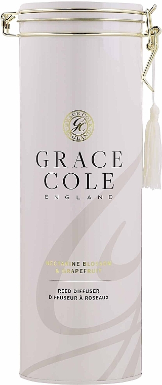 Dyfuzor zapachowy do pomieszczeń - Grace Cole Boutique Nectarine Blossom & Grapefruit Fragrant Diffuser — Zdjęcie N1