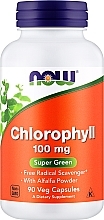 Kup Naturalny suplement Chlorofil, 100 mg, 90 kapsułek - Now Foods Chlorophyll