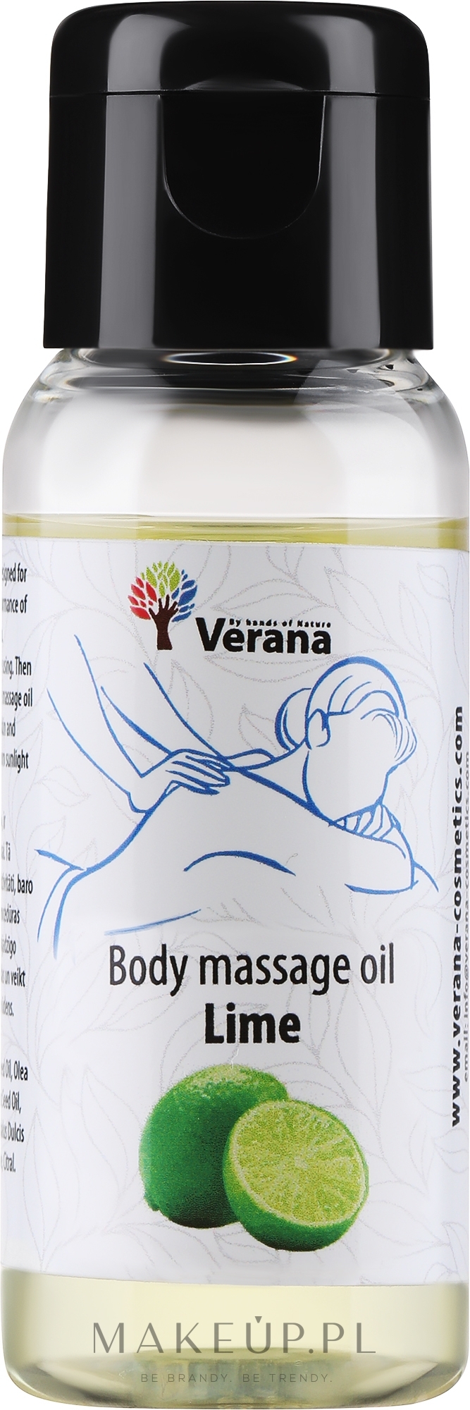 Olejek do masażu ciała Lime - Verana Body Massage Oil — Zdjęcie 30 ml