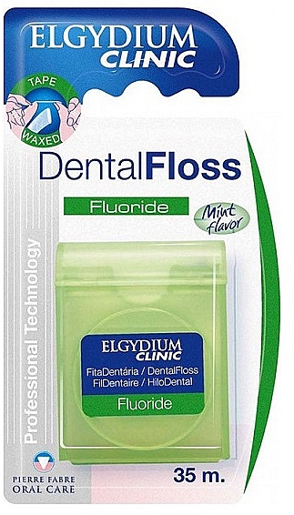 Nić dentystyczna - Elgydium Clinic Dental Floss Cool Mint — Zdjęcie N1