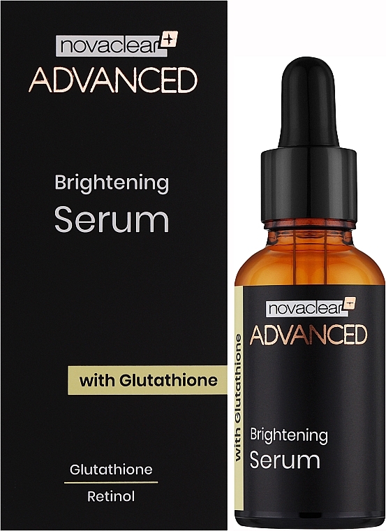 Serum rozjaśniające do twarzy z glutationem - Novaclear Advanced Brightening Serum with Glutathione — Zdjęcie N2