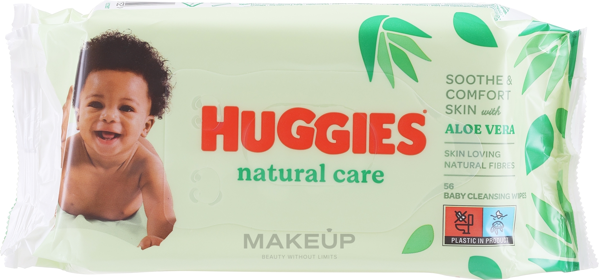 Chusteczki nawilżane dla dzieci, 56 szt. - Huggies Natural Care — Zdjęcie 56 szt.