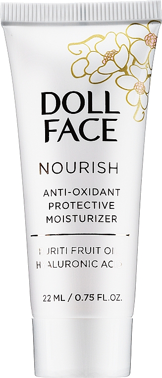 PREZENT! Antyoksydacyjny krem nawilżający do twarzy - Doll Face Nourish Anti-Oxidant Protective Moisturizer (miniprodukt) — Zdjęcie N1