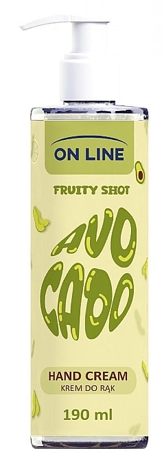 Krem do rąk Avocado - On Line Fruity Shot Hand Cream — Zdjęcie N1