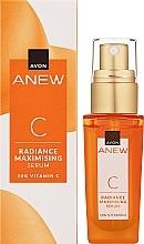 Rozświetlająco-odmładzające serum do twarzy z witaminą C - Avon Anew Vitamin C Radiance Maximizing Serum — Zdjęcie N2