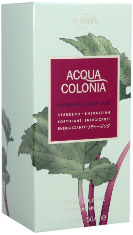 Maurer & Wirtz 4711 Acqua Colonia Rhubarb & Clary Sage - Woda kolońska — Zdjęcie N1