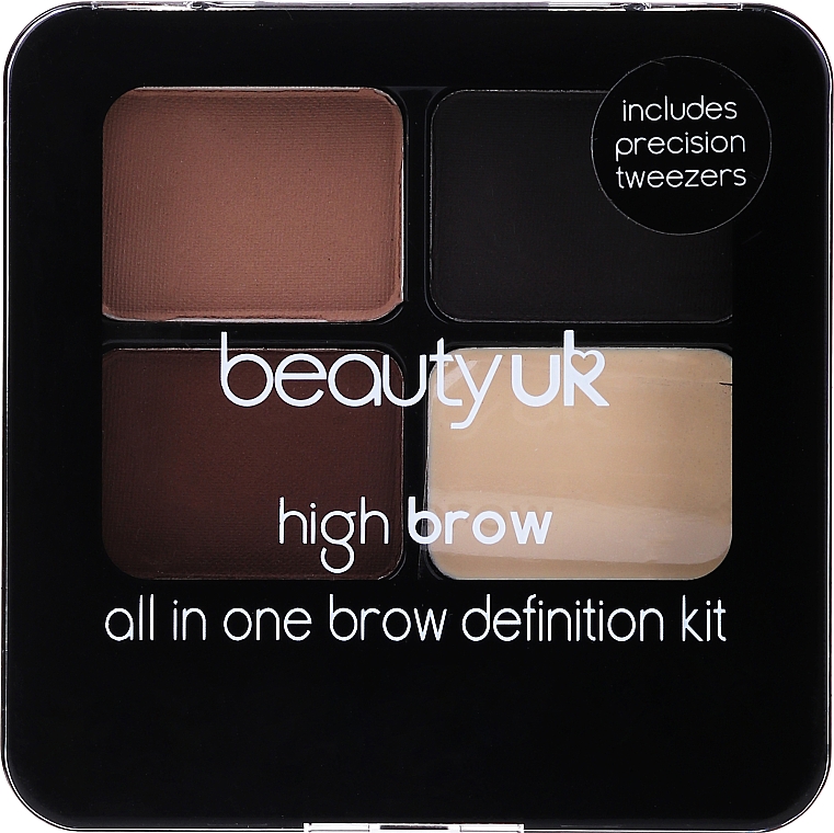 Zestaw do modelowania brwi - Beauty UK High Brow and Eyebrow Kit