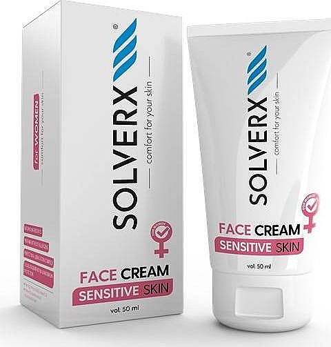 Krem do twarzy - Solverx Senstive Skin Face Cream — Zdjęcie N1