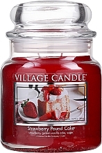 Świeca zapachowa w słoiku Truskawkowe Ciasto - Village Candle Strawberry Pound Cake — Zdjęcie N2