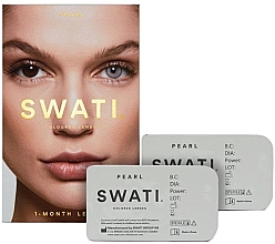 Kup Kolorowe soczewki kontaktowe Pearl, 1 miesiąc - Swati 1-Month Grey Coloured Lenses