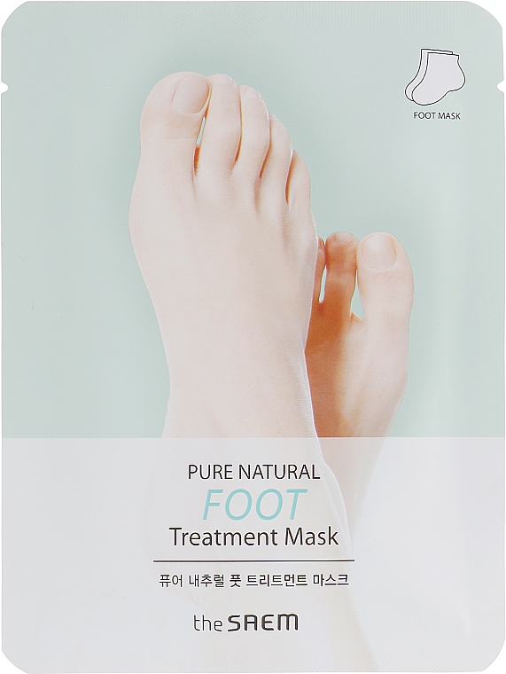 Maska do stóp - The Saem Pure Natural Foot Treatment Mask — Zdjęcie N1