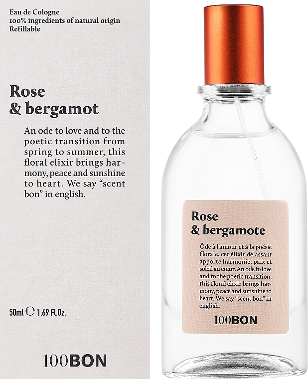 100BON Bergamote & Rose Sauvage - Woda perfumowana — Zdjęcie N2