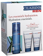 Kup Zestaw - Clarins Men Hydration Essentials (f/balm/50ml + wash/gel/30ml + shm/sh/gel/30ml)