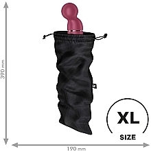 Torba do przechowywania zabawek erotycznych, czarny, Size XL - Satisfyer Treasure Bag Black — Zdjęcie N2