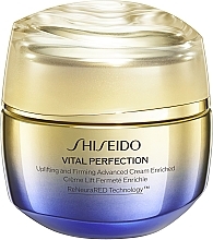 Liftingująco-ujędrniający krem ​​do twarzy - Shiseido Vital Perfection Uplifting And Firming Advanced Cream Enriched — Zdjęcie N1