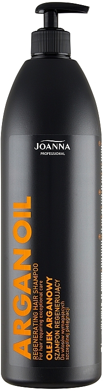 Regenerujący szampon do włosów wymagających szczególnej pielęgnacji z olejem arganowym - Joanna Professional — Zdjęcie N2