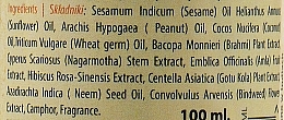 Odżywczy olejek do włosów - Sattva Ayurveda Brahmi Amla Oil Hair Conditioner — Zdjęcie N3