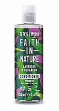 Odżywka do włosów normalnych i suchych Lawenda i geranium - Faith in Nature Lavender & Geranium Conditioner — Zdjęcie N3