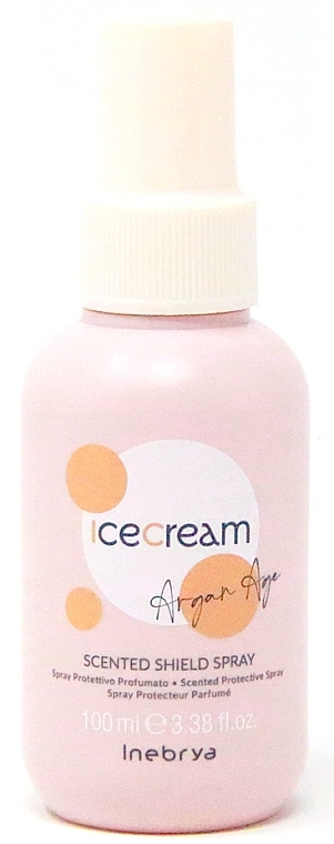 Lakier do włosów - Inebrya Ice Cream Argan Age Scented Shield Spray