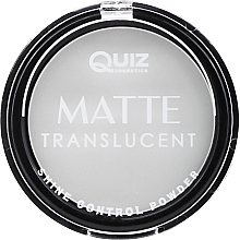 Matujący puder do twarzy - Quiz Cosmetics Matte Translucent Powder — Zdjęcie N2