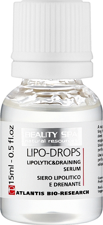 Lipolityczne serum drenujące do twarzy i ciała - Beauty Spa Atlantis Lipo-Drops — Zdjęcie N1