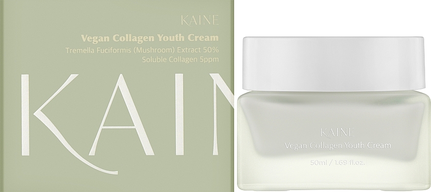 Wegański kolagenowy krem ​​odmładzający do twarzy - Kaine Vegan Collagen Youth Cream — Zdjęcie N2