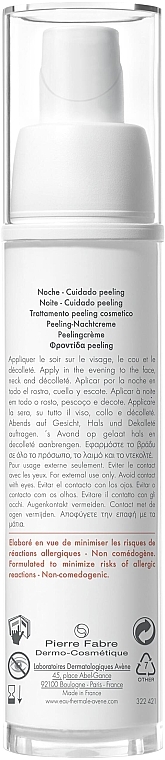 Rozświetlający peeling w kremie do twarzy na noc - Avene A-Oxitive Night Peeling Cream — Zdjęcie N2