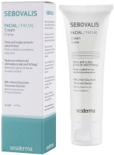 Krem do twarzy - SesDerma Laboratories Sebovalis Facial Cream — Zdjęcie N1