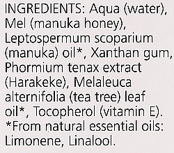 Żel z miodem manuka przeciw wypryskom do cery tłustej i mieszanej - Living Nature Manuka Honey Gel — Zdjęcie N6