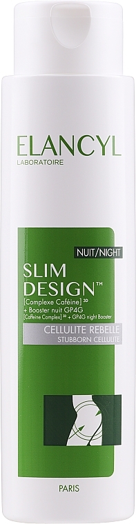 PRZECENA! Liftingujący koncentrat antycellulitowy z kofeiną i kompleksem 3D - Elancyl Slim Design Night Stubborn Cellulite * — Zdjęcie N1