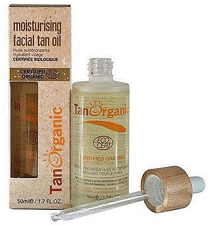 Olejek samoopalający do twarzy - TanOrganic Certified Organic Facial Tan Oil — Zdjęcie N2