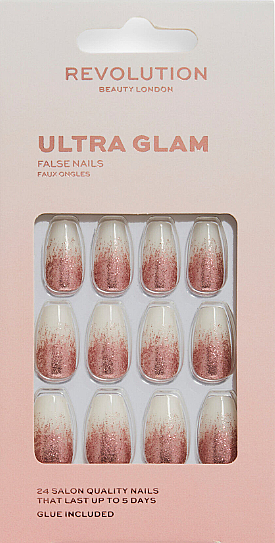 Sztuczne paznokcie - Makeup Revolution Flawless False Nails Ultra Glam — Zdjęcie N1