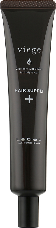 Maska odbudowująca do włosów nadająca im elastyczności - Lebel Viege Hair Suppli Plus — Zdjęcie N1