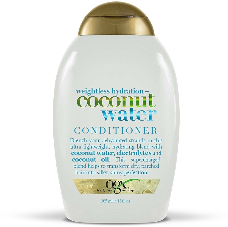 Nawilżająca odżywka do włosów z wodą kokosową - OGX Coconut Water Weightless Hydration Conditioner — Zdjęcie N1