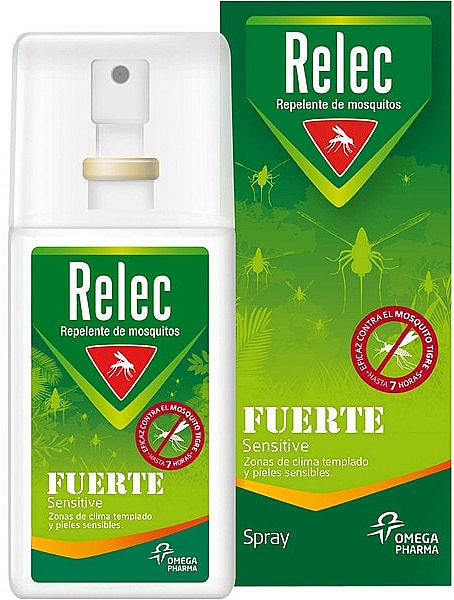 Środek przeciw komarom - Relec Fuerte Sensitive Spray — Zdjęcie N1