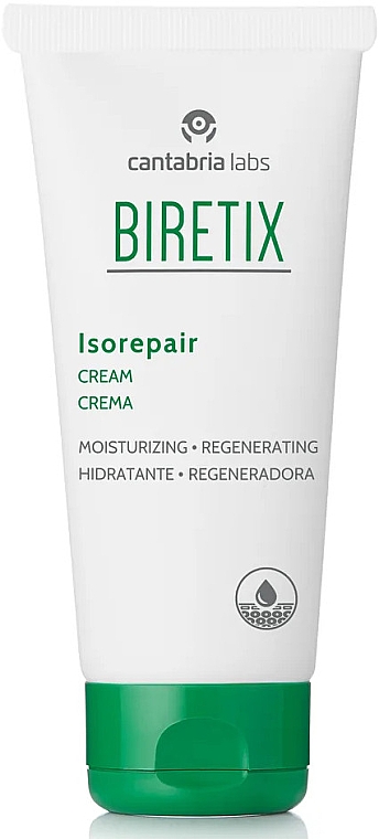 Nawilżający i regenerujący krem do twarzy - Cantabria Labs Biretix Isorepair Cream — Zdjęcie N1