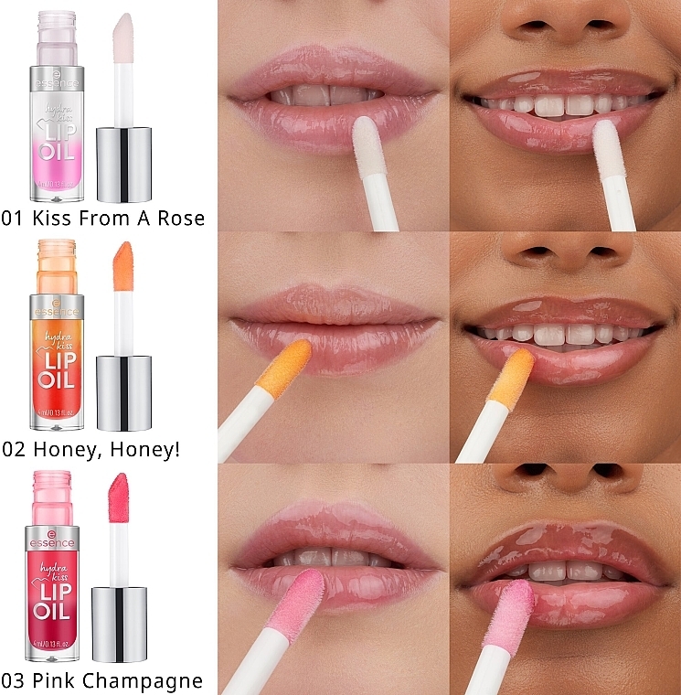 Olejek do ust - Essence Hydra Kiss Lip Oil  — Zdjęcie N4