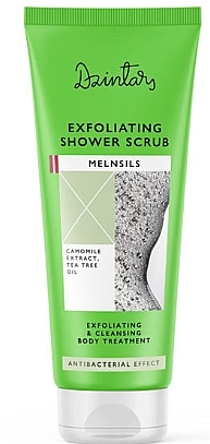 Antybakteryjny żel do ciała z efektem złuszczającym i olejkiem z drzewa herbacianego - Dzintars Melnsils Exfoliating Shower Scrub — Zdjęcie N1