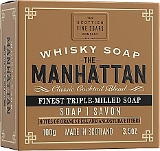 Mydło - Scottish Fine Soaps The Manhattan Whisky Soap In a Carton — Zdjęcie N1