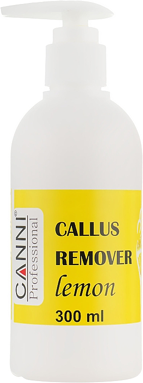 Preparat do usuwania zrogowaciałego naskórka ze stóp - Canni Callus Remover Lemon — Zdjęcie N5