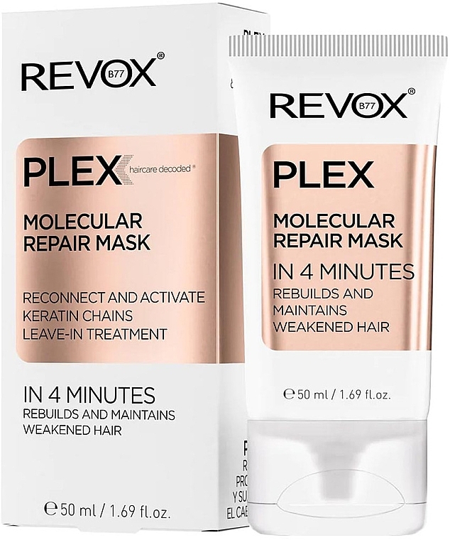 Molekularna maska ​​odbudowująca w 4 minuty - Revox Plex Molecular Repair Mask — Zdjęcie N1