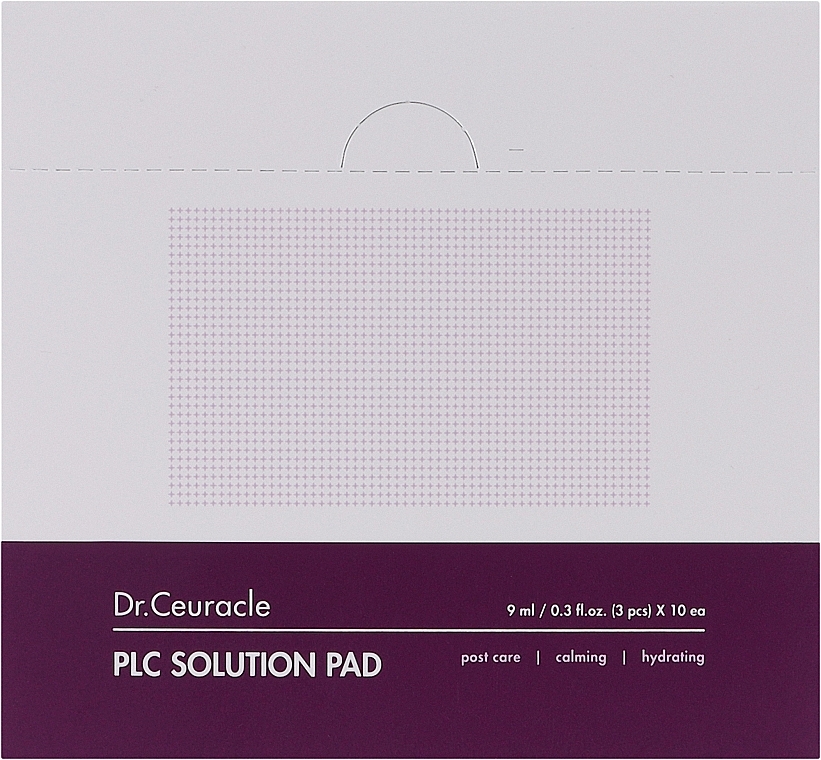 Nawilżające płatki do twarzy - Dr. Ceuracle PLC Solution Pad — Zdjęcie N1