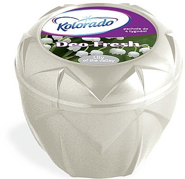 Odświeżacz powietrza w żelu Konwalia - Kolorado Deo Fresh Deluxe  — Zdjęcie N1