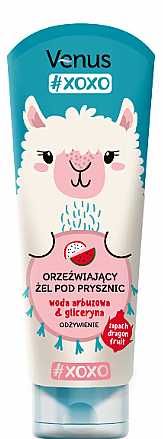 Orzeźwiający żel pod prysznic Woda arbuzowa i gliceryna - Venus XOXO Shower Gel Watermelon Water Glycerine