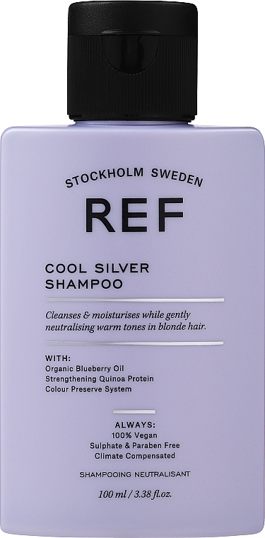 Srebrny szampon neutralizujący żółte odcienie - REF Cool Silver Shampoo — Zdjęcie N1