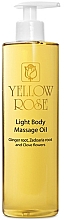 Kup Olejek do ciała z olejkami eterycznymi z imbiru, kurkumy i goździków - Yellow Rose Light Body Massage Oil
