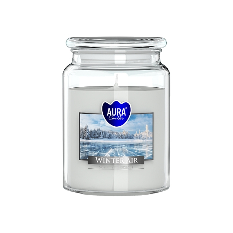 Świeca zapachowa w słoiku Winter Air - Bispol Scented Candle  — Zdjęcie N1