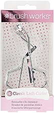 Zalotka do rzęs, klasyczna - Brushworks Classic Lash Curler Silver & Pink — Zdjęcie N1