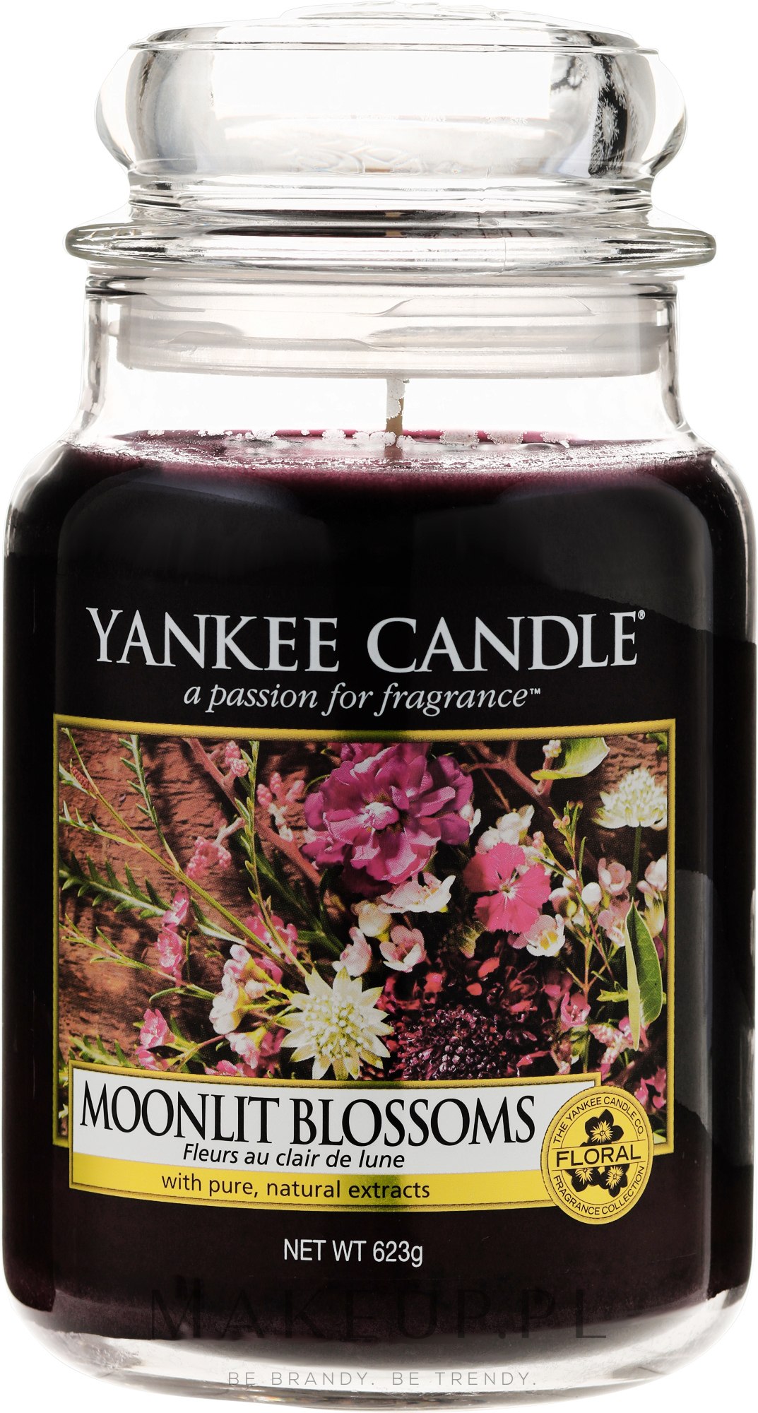 Świeca zapachowa w słoiku - Yankee Candle Moonlit Blossoms — Zdjęcie 623 g