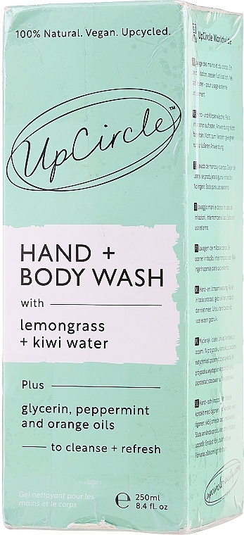 PRZECENA! Żel do mycia rąk i ciała z wodą z kiwi - UpCircle Hand + Body Wash With Kiwi Water * — Zdjęcie N2